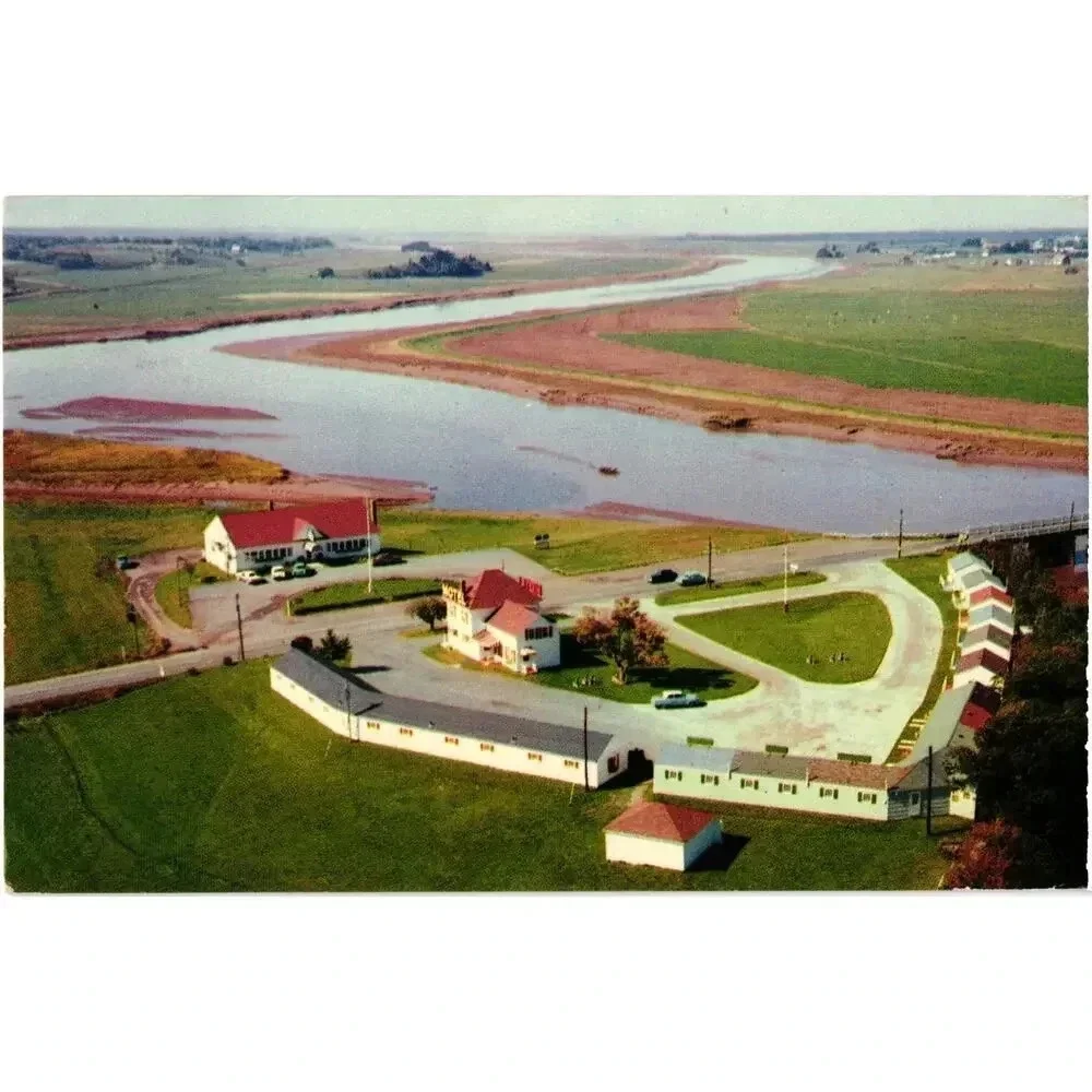 View Salmon River Truro Nova Scotia Postcard